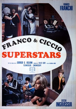 Franco e Ciccio superstars - Italian Movie Poster (thumbnail)