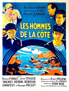 Les hommes de la c&ocirc;te - French Movie Poster (thumbnail)