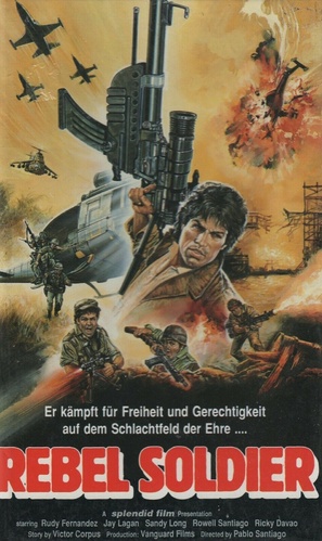 Operation; Get Victor Corpuz, the Rebel Soldier - German VHS movie cover (thumbnail)