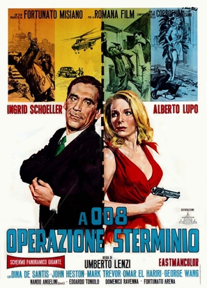 A 008, operazione Sterminio - Italian Movie Poster (thumbnail)