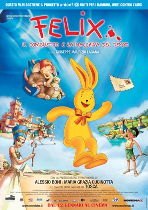 Felix 2 - Der Hase und die verflixte Zeitmaschine - Italian Movie Poster (thumbnail)
