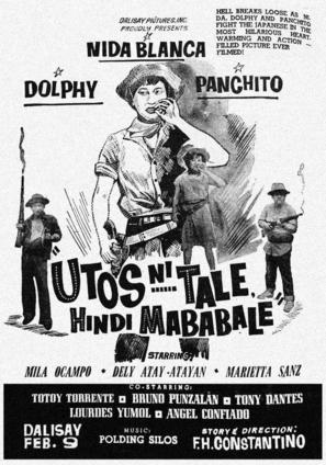 Utos ni Tale hinde mababale - Philippine Movie Poster (thumbnail)