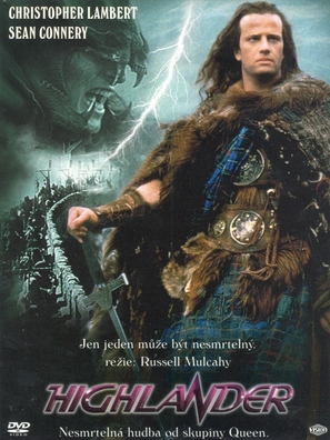 Highlander - Czech DVD movie cover (thumbnail)