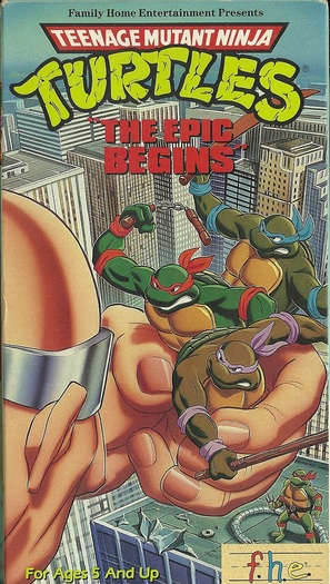 &quot;Teenage Mutant Ninja Turtles&quot; - VHS movie cover (thumbnail)