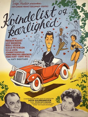 Kvindelist og k&aelig;rlighed - Danish Movie Poster (thumbnail)