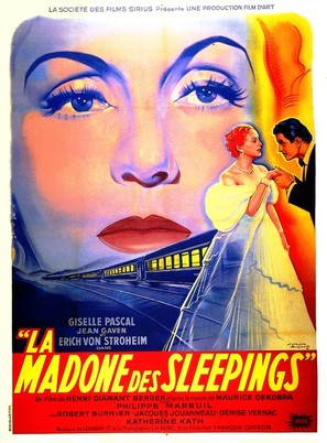 La madone des sleepings - French Movie Poster (thumbnail)