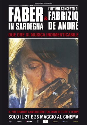 Faber in Sardegna &amp; L&#039;ultimo concerto di Fabrizio De Andr&eacute; - Italian Movie Poster (thumbnail)