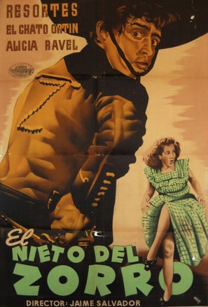 El nieto del Zorro - Mexican Movie Poster (thumbnail)