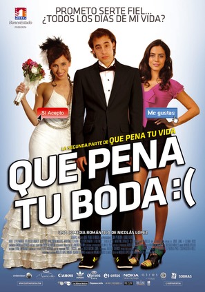 Que pena tu boda - Chilean Movie Poster (thumbnail)