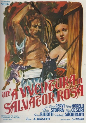 Un&#039;avventura di Salvator Rosa - Italian Movie Poster (thumbnail)