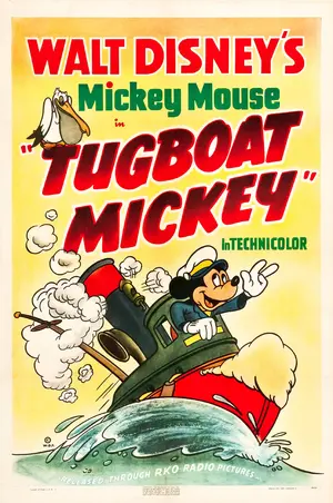 Tugboat Mickey Poster