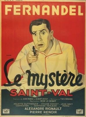 Myst&eacute;re Saint-Val, Le - French Movie Poster (thumbnail)