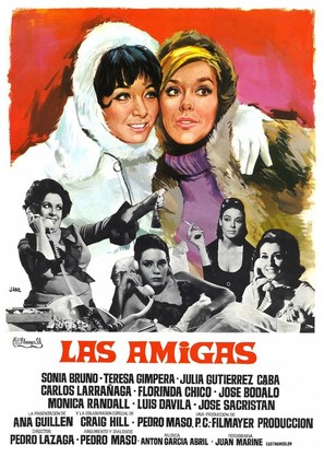 Las amigas - Spanish Movie Poster (thumbnail)