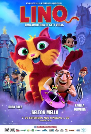 Lino - Uma Aventura de Sete Vidas - Brazilian Movie Poster (thumbnail)