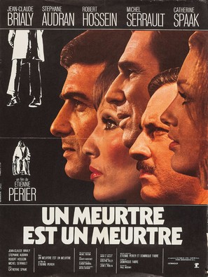 Un meurtre est un meurtre - French Movie Poster (thumbnail)
