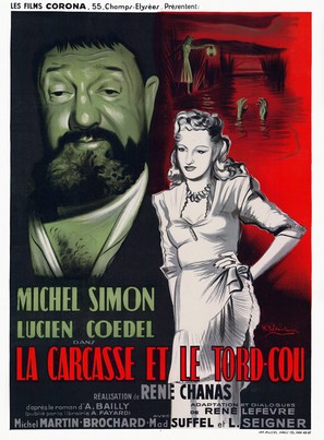 La carcasse et le tord-cou - French Movie Poster (thumbnail)