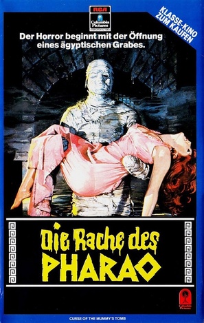 The Curse of the Mummy&#039;s Tomb - German VHS movie cover (thumbnail)