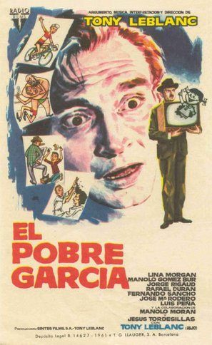 El pobre Garc&iacute;a - Spanish Movie Poster (thumbnail)