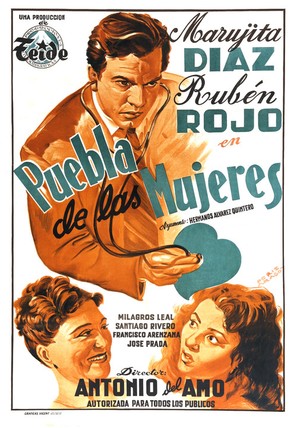 Puebla de las mujeres - Spanish Movie Poster (thumbnail)