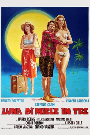 Luna di miele in tre - Italian Movie Poster (thumbnail)