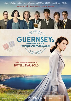 The Guernsey Literary and Potato Peel Pie Society - Swedish Movie Poster (thumbnail)