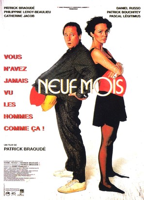 Neuf mois - French Movie Poster (thumbnail)