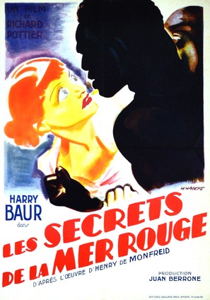 Les secrets de la Mer Rouge - French Movie Poster (thumbnail)