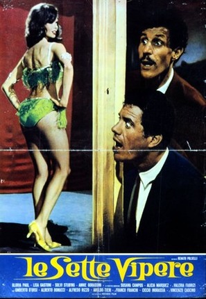 Le sette vipere: Il marito latino - Italian Movie Poster (thumbnail)