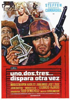 Uno, dos, tres... dispara otra vez - Spanish Movie Poster (thumbnail)
