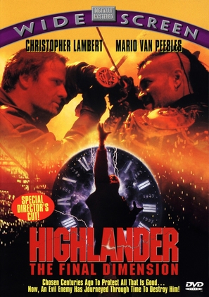 Highlander III: The Sorcerer - DVD movie cover (thumbnail)