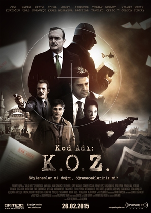 Kod Adi K.O.Z. - Turkish Movie Poster (thumbnail)