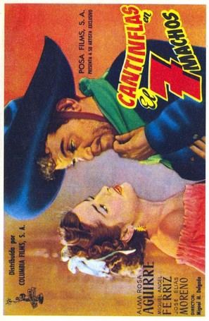 Siete machos, El - Spanish Movie Poster (thumbnail)