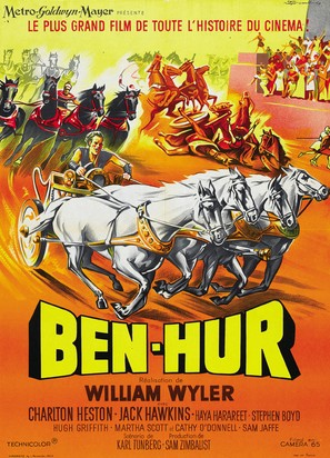 Ben-Hur - French Movie Poster (thumbnail)