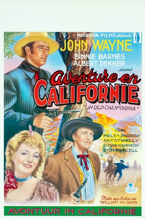 In Old California - Belgian Movie Poster (thumbnail)