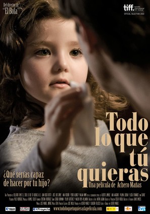 Todo lo que t&uacute; quieras - Spanish Movie Poster (thumbnail)