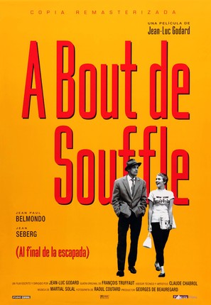 &Agrave; bout de souffle - Spanish Re-release movie poster (thumbnail)