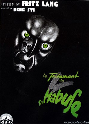 Le testament du Dr. Mabuse - French Movie Poster (thumbnail)