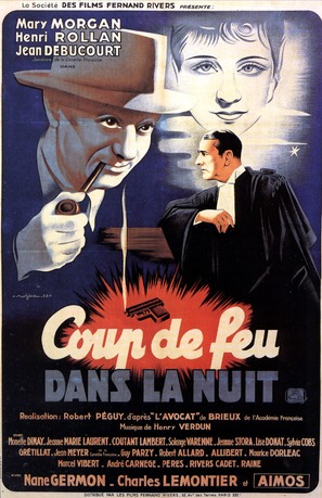 Coup de feu dans la nuit - French Movie Poster (thumbnail)