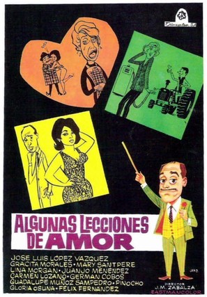 Algunas lecciones de amor - Spanish Movie Poster (thumbnail)