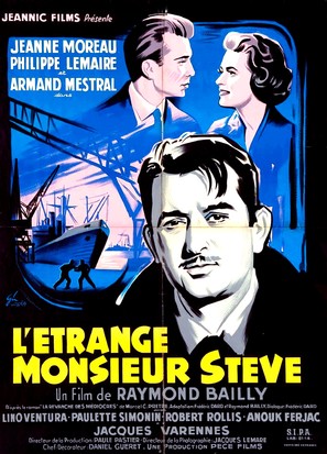 L&#039;&eacute;trange Monsieur Steve - French Movie Poster (thumbnail)