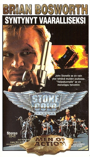 Stone Cold - Finnish VHS movie cover (thumbnail)