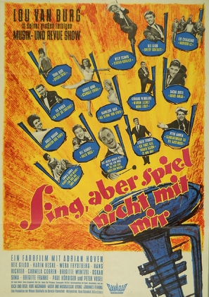 Sing, aber spiel nicht mit mir - German Movie Poster (thumbnail)