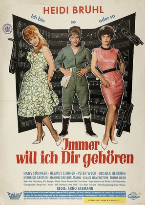 Immer will ich dir geh&ouml;ren - German Movie Poster (thumbnail)