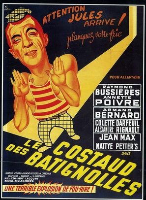 Le costaud des Batignolles - French Movie Poster (thumbnail)