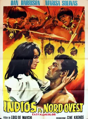 Indios a Nord-Ovest Poster