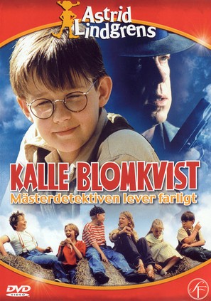 Kalle Blomkvist - M&auml;sterdetektiven lever farligt - Swedish poster (thumbnail)