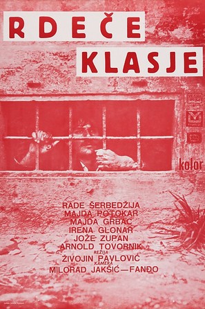 Rdece klasje - Yugoslav Movie Poster (thumbnail)