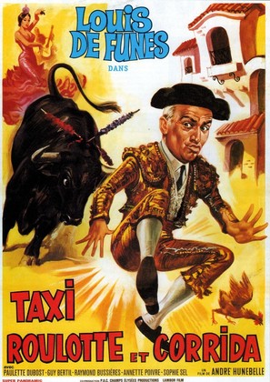 Taxi, Roulotte et Corrida - French Movie Poster (thumbnail)
