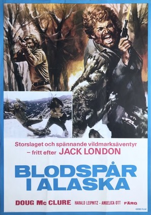 Blutigen Geier von Alaska, Die - Swedish Movie Poster (thumbnail)