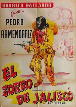 El Zorro de Jalisco - Mexican Movie Poster (thumbnail)